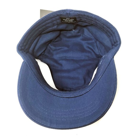 Men Dickies Work Cap. Snap Back Hat, Navy Blue, - Picture 4 of 4